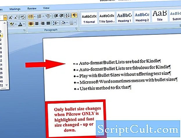 Descrizione del formato del file BULLET