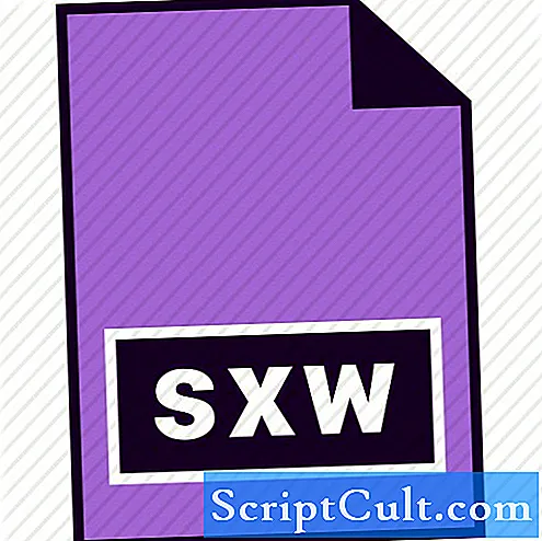 Opis oblike datoteke SXW