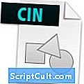 Přípona souboru .CIN - Rozšíření