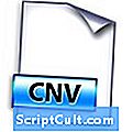 .CNV Extension de fichier