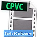 .CPVC failo plėtinys