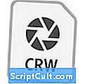 .CRW Přípona souboru