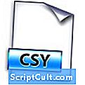 .CSY ekstenzija datoteke