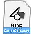 Extensión de archivo .HDR