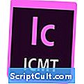 Extensão de arquivo .ICMT