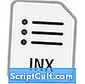 Extensão de arquivo .INX