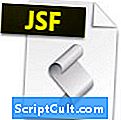 .JSF फ़ाइल एक्सटेंशन
