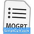 Расширение файла .MOGRT