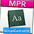 .MPR fájlkiterjesztés - Kiterjesztés