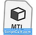 Extensión de archivo .MTL