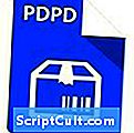 Extensão de arquivo .PDPD