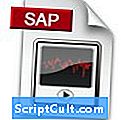 .SAP फ़ाइल एक्सटेंशन