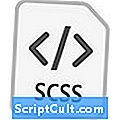 .SCSS failo plėtinys