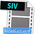 Extensión de archivo .SIV - Extensión