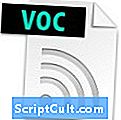 Přípona souboru .VOC - Rozšíření